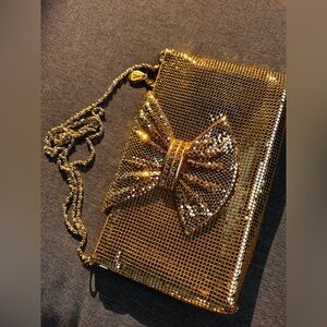 NEW Gold Mesh Fancy Luxury Evening Bag/purse/crossbody